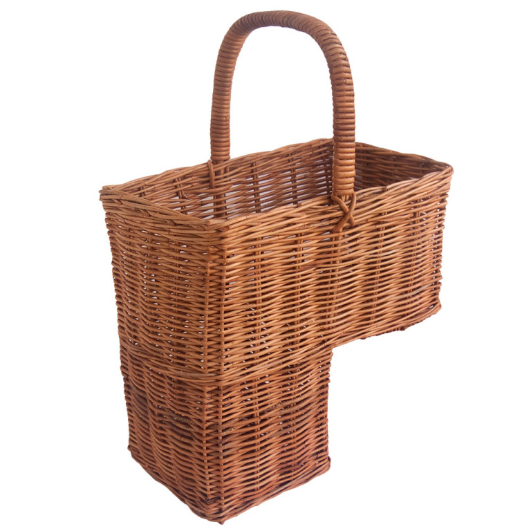 Wicker Stair Basket