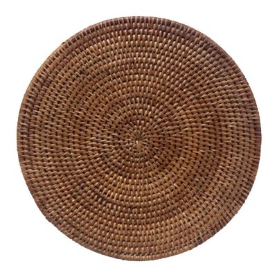 Round Rattan Placemats from Myanmar