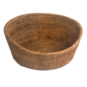Round Grey Shaped Front Bowl