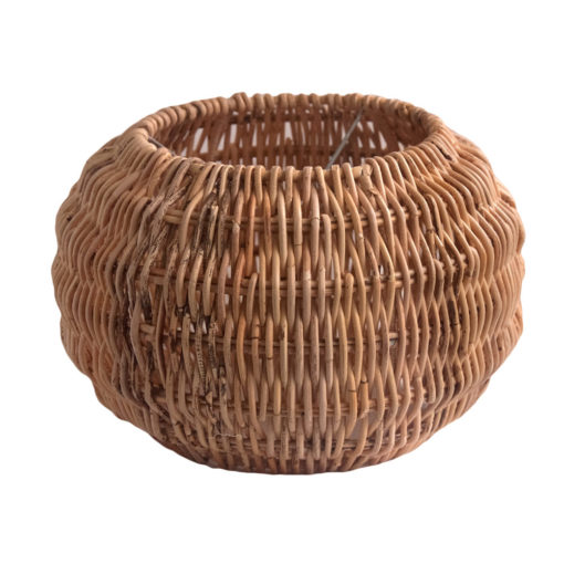 Small Round Shaped Rattan Pendant Lampshade view
