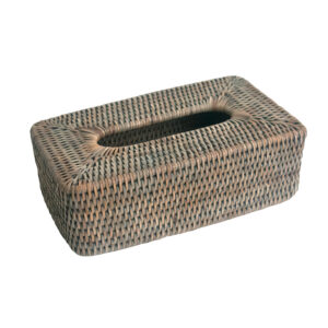Grey Tissue Box Cover