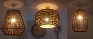 Rattan Lampshades at Kosmopolitan