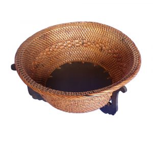 Round Rattan Lombok Dish