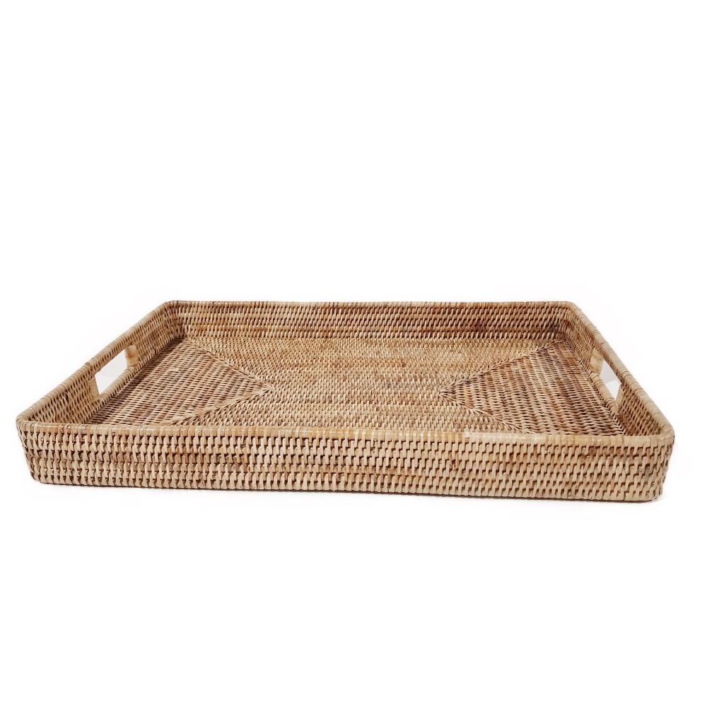 K11-9726N Ottoman Tray Natural Finish